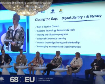 Umni in a panel of UNWTO Conference