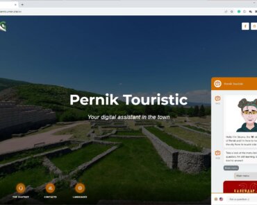 Pernik with a city tourism AI chatbot on the Umni platform